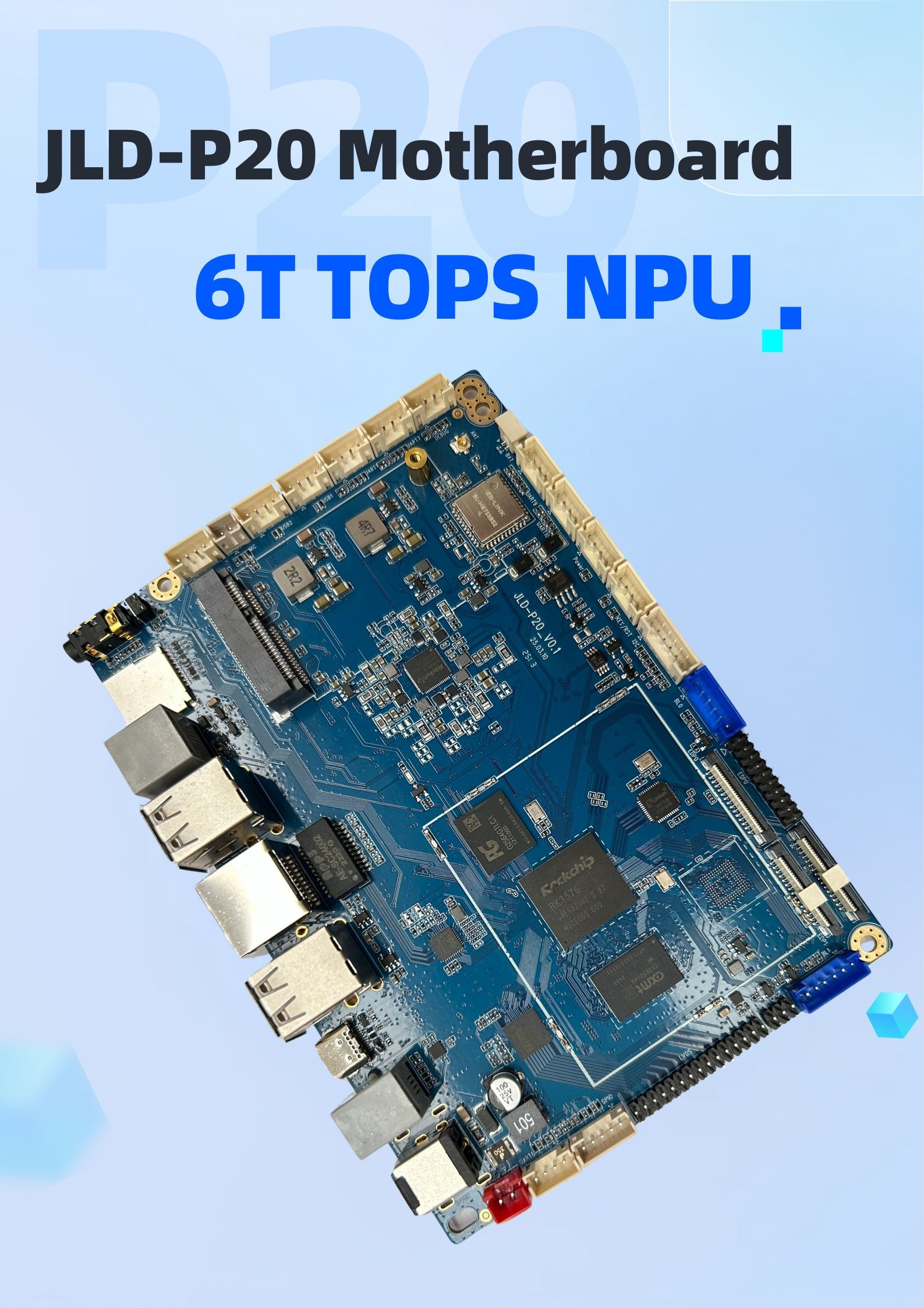 RK3576 Android Development Motherboard JLD-P20 With Android System Or Linux System