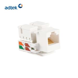 ADTEK RJ45 Toolless Keystone Jack UTP Cat5E Coupler Module