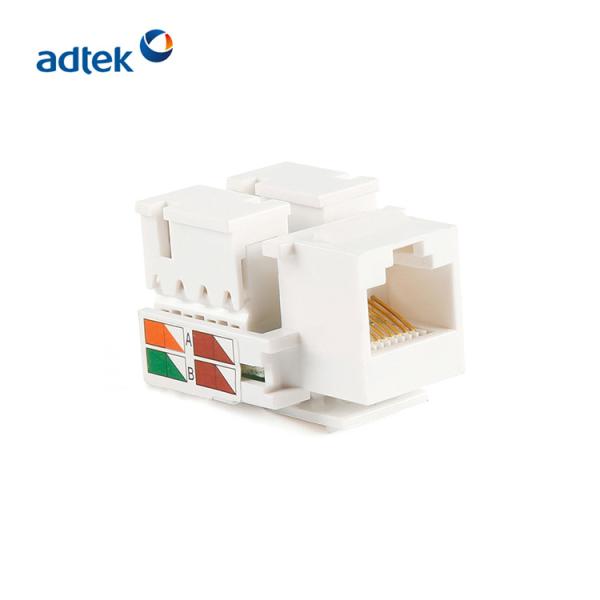Quality ADTEK RJ45 Toolless Keystone Jack UTP Cat5E Coupler Module for sale