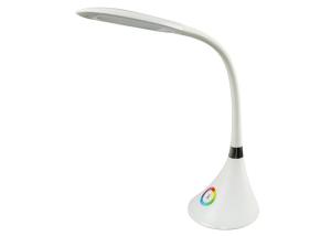 China White Body Color Led Table Desk Lamp , Eye Protection Powerful Led Desk Lamp on sale