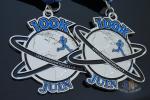 Virtual Running 100K Sport Metal Award Medals With Ribbon Durable