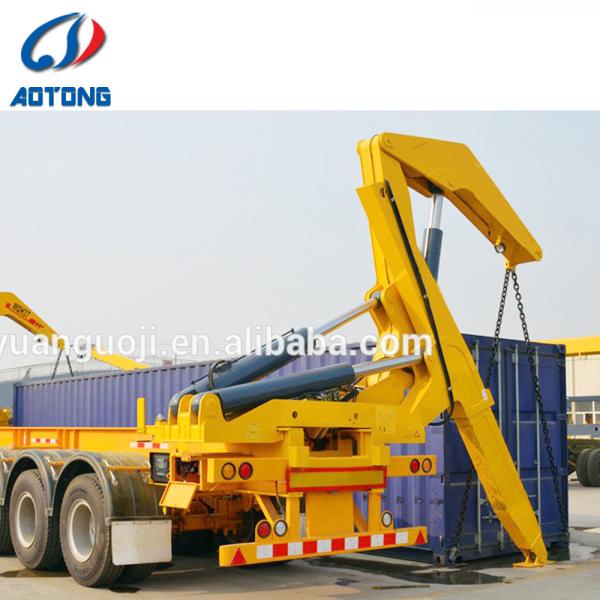 37 Tons 40ft Container Side Loading Semi Trailer for Quick Shipping Container Lifting