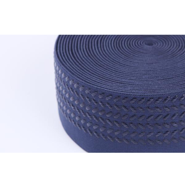50mm Anti Slip Webbing Transparent Silicone Elastic Gripper Tape