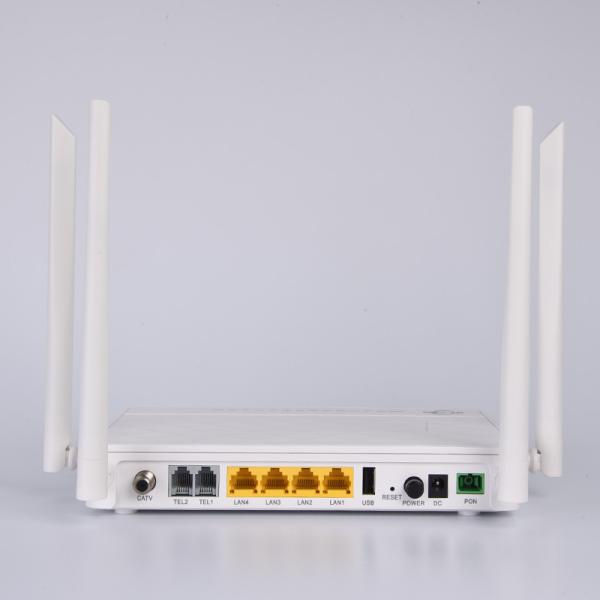 2VOIP 4GE 1USB CATV 2.4G 5G 5DBI WIFI XPON Dual Band ONU