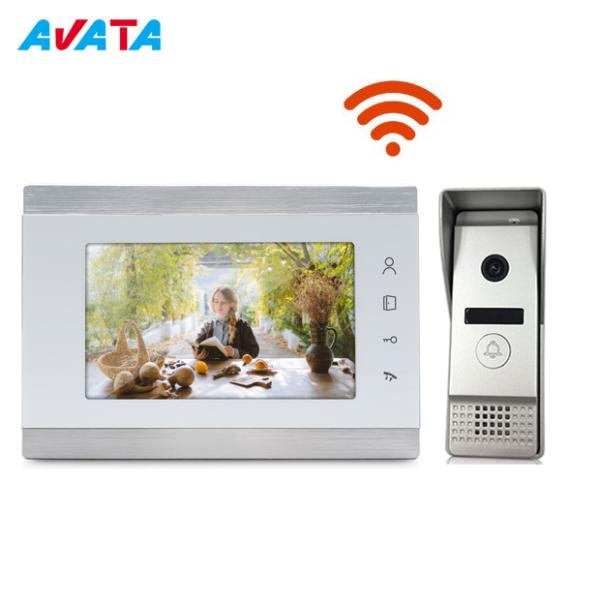 Quality WiFi IP wireless Video Door Phone Intercom Smart Phone APP remote Control for sale