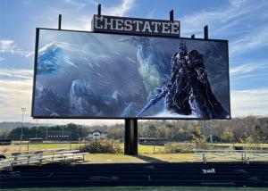 China Double Sided P10 Full Color LED Display Ultra Wide Viewing Angle 1920hz For Bus Stations on sale
