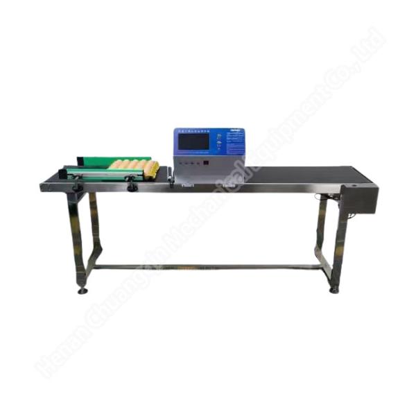 Quality Date Egg Printing Machine Computer Control Inkjet Egg Stamping Machine 50000eggs/H for sale