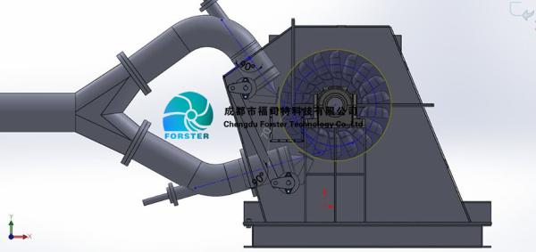 Quality Remote Control Pelton Wheel Hydro Generator , 320 Kw - 2 Mw Hydro Turbine for sale