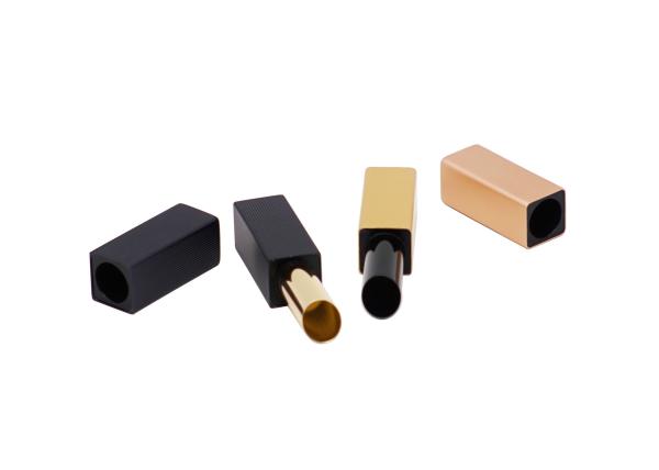 Quality 5ml Threaded Colored Lip Gloss Tubes Empty Bottle With Press Pop Cap for sale