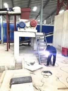 China Big Solid Block Clay Brick Cutting Machine Hydraulic Pressure Customized on sale