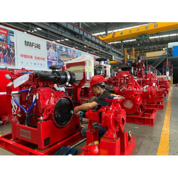 Electric Or Diesel Power Source Diesel Engine Fire Pump Heavy-Duty Fire Suppression UL Listed End Suction Pump