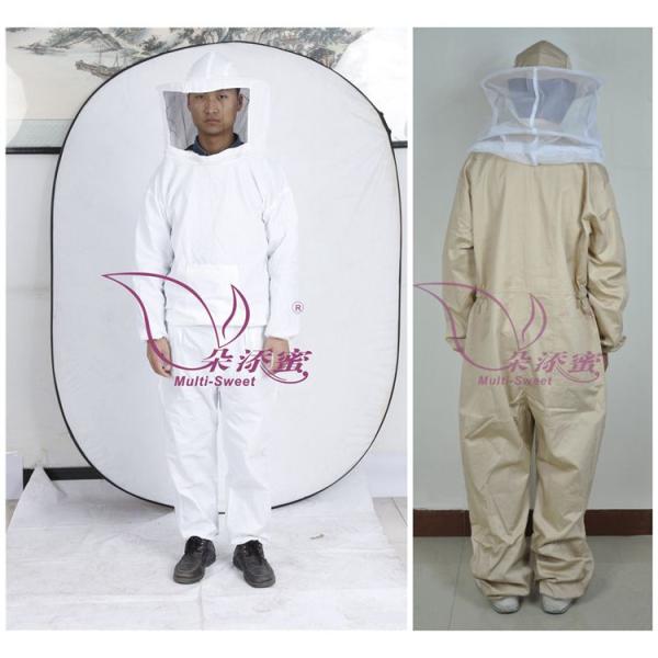 White Brown Half Body Beekeeping Protection Jacket for Beekeeper