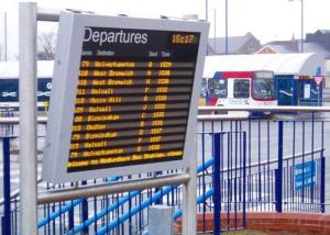 Wholesale Further Viewing Distance Led Bus Destination Board , P8.6 High Intelligence Led Text Display from china suppliers
