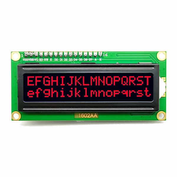 COB 1602 Character LCD Display 16x2 With White Red Orange Character