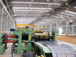 China Metal Slitting Machine , Steel Coil Slitting Machine PLC Controlled on sale