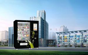 Wholesale Can Package Food Beverage Vending Machine With Touch Screen and Security Camera Remote Control from china suppliers