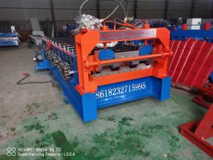 China 18 Kw Hydraulic Plate Rolling Machine , Deck Floor Roll Forming Machine on sale