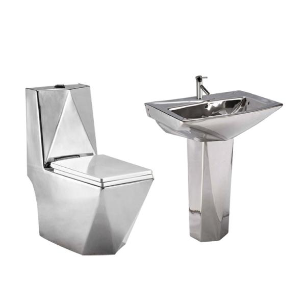 1 Piece Conjoined Toilet Gravity Flush System P And S Trap Wc