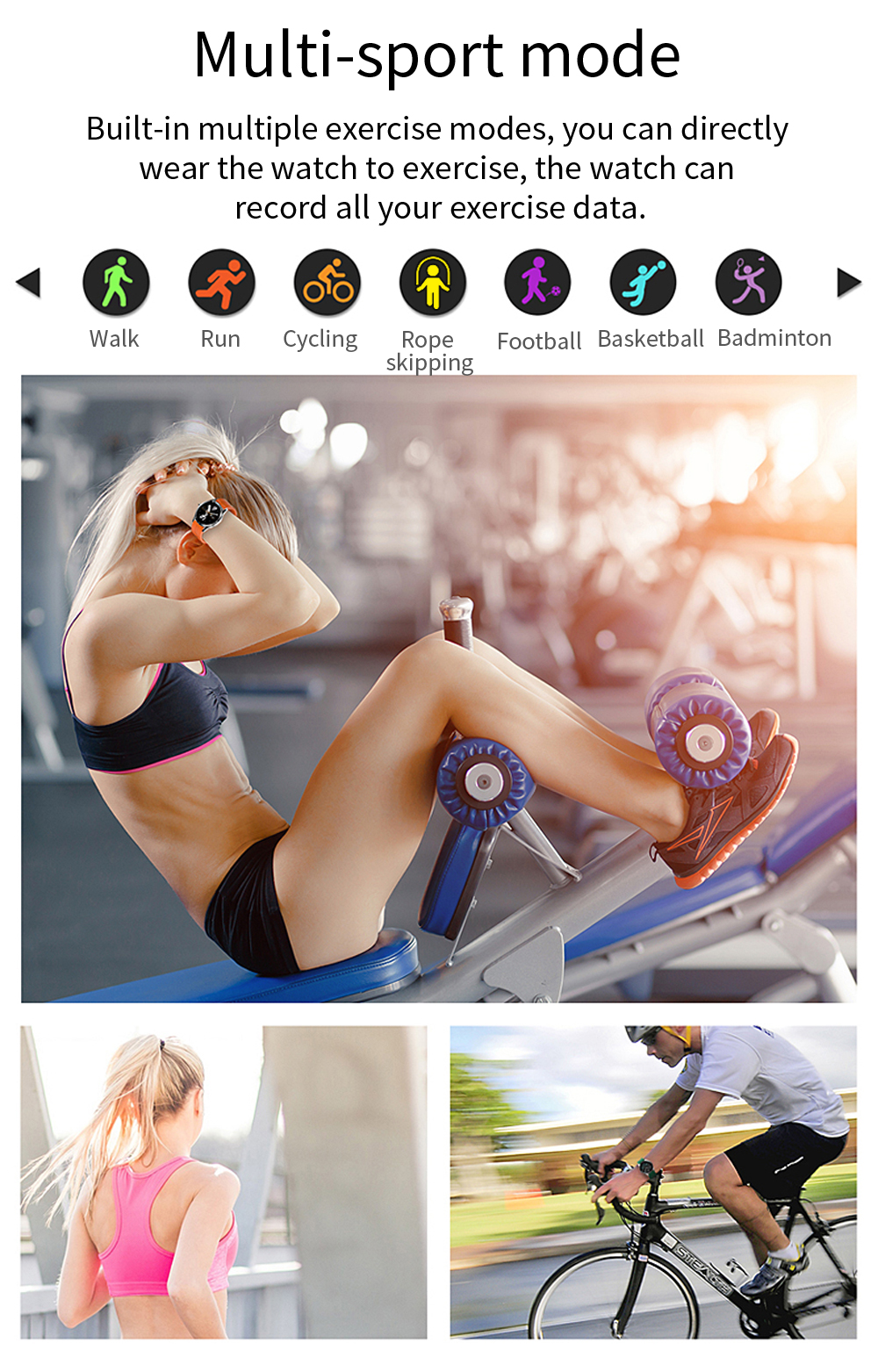 CF90 Smartwatch Android 4.4 Bluetooth CallingVibration Exercise Mode Remote Camera Smart Alarm Weather Forecast