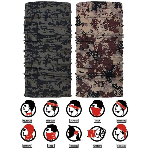 Breathable Rave Mouth Cover Anti Dust Hiking Neck Gaiters