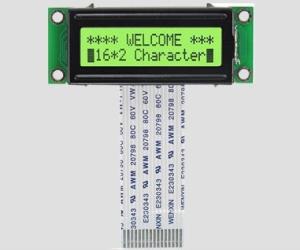Wholesale Monochrome Character LCD Display Module 16x2 Yellow Green Backlight Color from china suppliers
