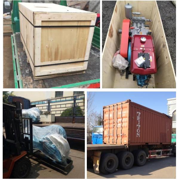 Horizontal Mud Pump Well Drilling Three Cylinder Reciprocating Single Acting Piston