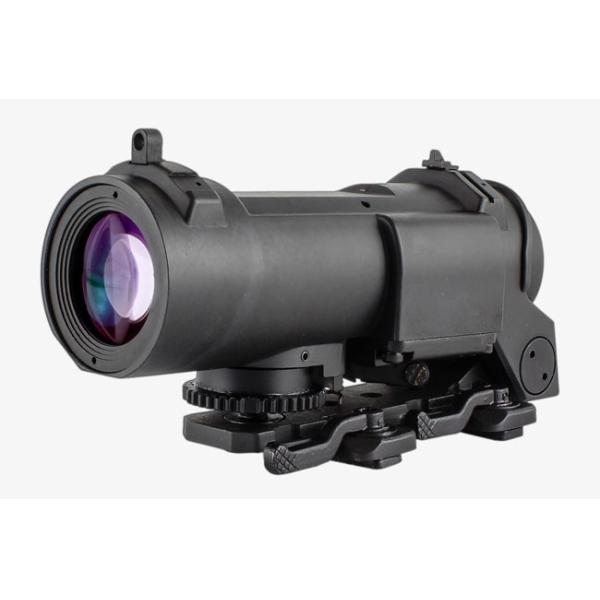 Black 4X32 F Tactical Rifle Scope Red Illuminated 11 Levels Brightness For Air Soft Riflescopes