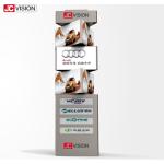 JCVISION Customized Outdoor Digital Signage Display LED Rotating Tower Display