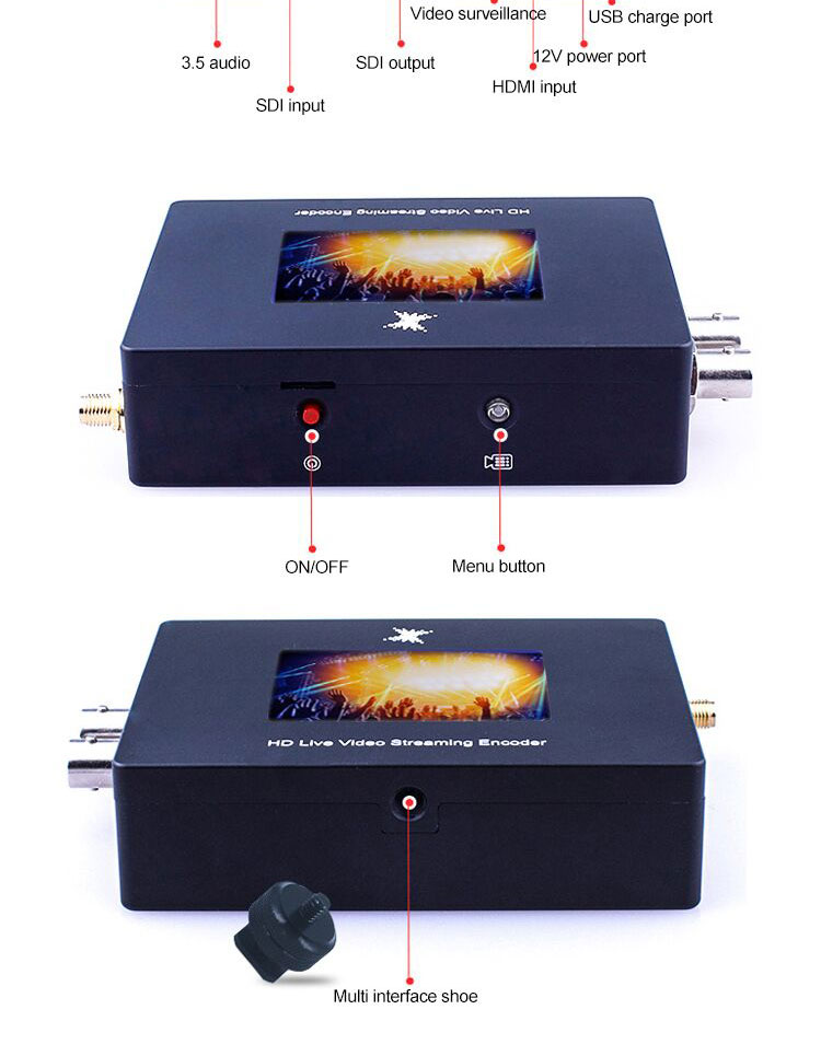 High-performance H.264 IP streaming encoder for 1920x1080P60 resolution in Beijing