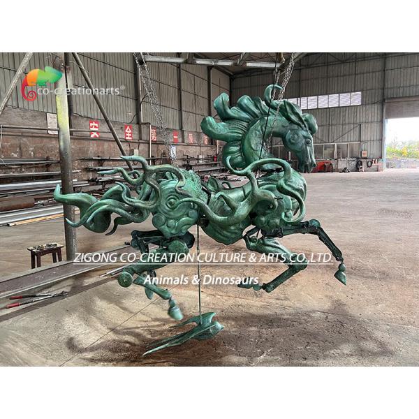 Customized Mechanical Horse For Museum Decoration Shopping Center
