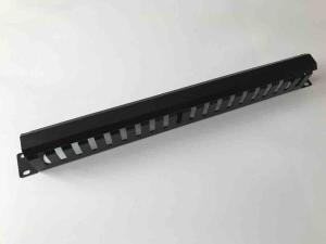 China 21 Inch Horizontal Cable Management , 1U Network Wire Management RoHS Comply on sale