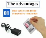 OEM CCD 1D Barcode Scanner Module Scanning Mobile Screen Code