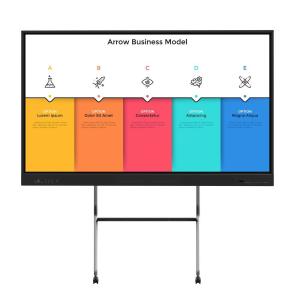 China LCD Smart Board Display Meeting Digital Interactive Whiteboard School Teaching Education Electronic 4k Smart Board on sale