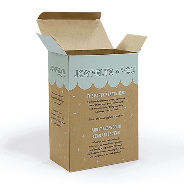 Kraft Paper Tuck Top Auto Lock Boxes With Cutting Windows Customized Shape