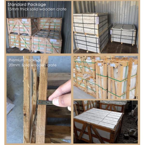 Professional Granite Step Treads Dark Grey Color 175MPA Compressive Strength