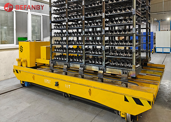Self - Propelled Annealing Furnace Rail Transfer Cart High Temperature Proof