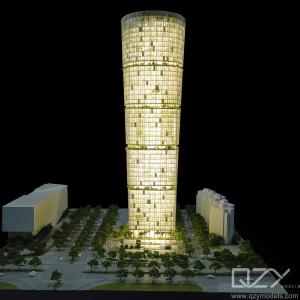 1:300 Skyscrapercity Model Architectural Maquette CARLO RATTI Wumart Building