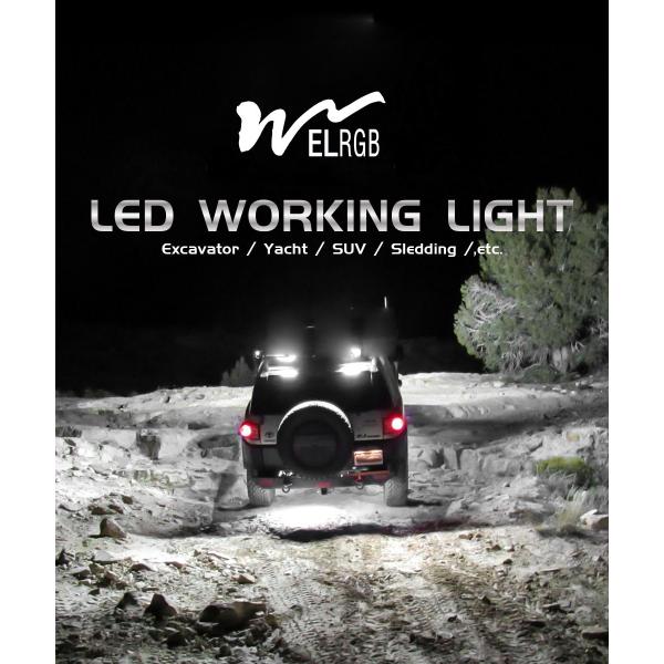 5" 33LED 100W Square Off Road Work Light White For JEEP 4x4ATV UTV