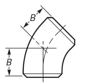 BW 45 Degree Long Radius Elbow WP UNS S31803 Duplex Stainless Steel Butt Weld