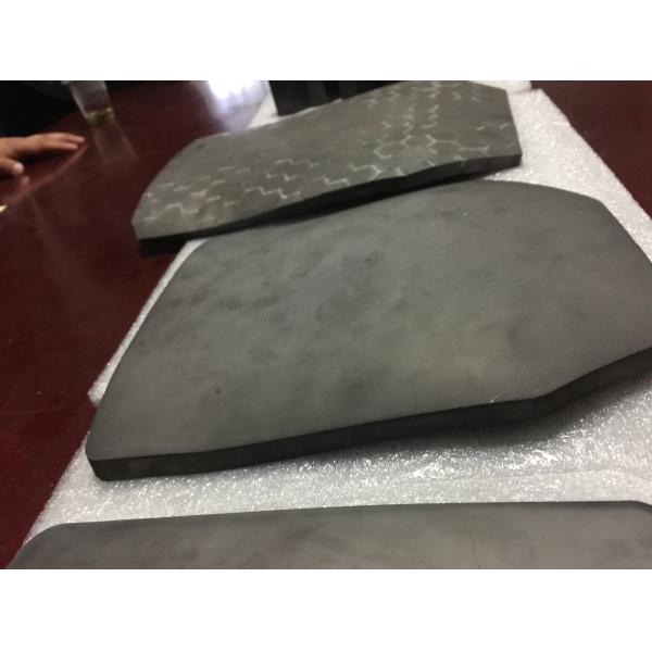 Sic / Silicon Carbide Bulletproof Plates /Tiles Used In Heavy Armored Protection , Armored Vehicles