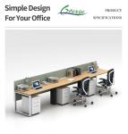 Customizable Panel Width and Frame Width Screen Separation Work Stations for