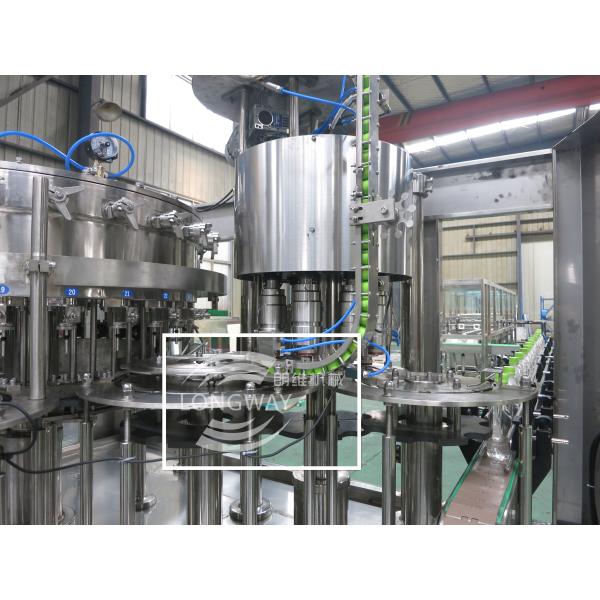 Long warranty 3 in 1 Automatic Gas drink Rotary Rinser Filler capper machine