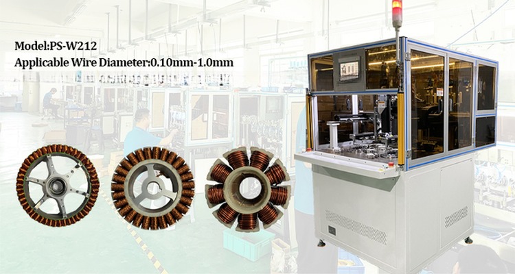 Manufacturing Plant 5-axis Control Winding Machine for UVA Hub Motor Brushless Iron Core