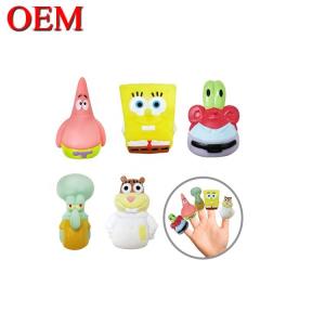 China 3D Plastic Figure Finger Puppet Toys OEM Hand Play Toy For Kid Custom Plastic Figure on sale