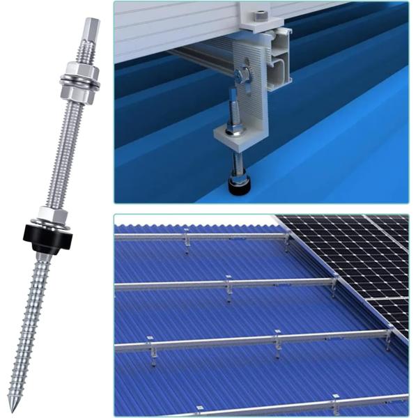 Anodized Solar Panel Roof Mounting L Feet in Various Sizes for Different Roof Systems