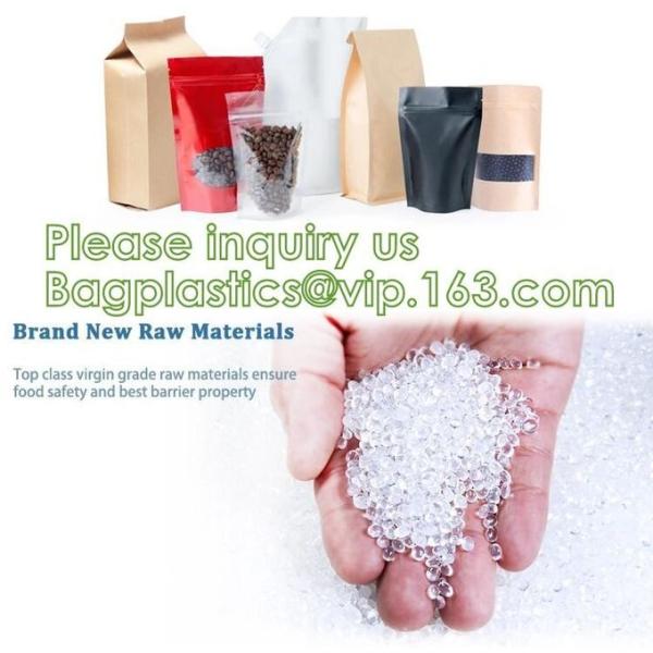 Stand Up Pouch Side Gusseted Pouch Flat Bottom Pouch Spout Pouch Side Sealed Bag Quad Seal Bag Flat Bag Packaging Roll