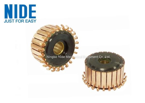Insulation Resistance Auto Electrical Parts Segment Commutator For Motorcycle