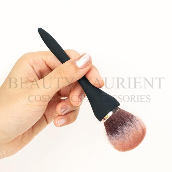 Streamlined Private Label Makeup Brushes 15.2CM With Aluminum Long Handle