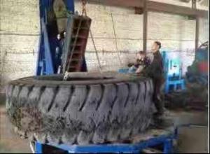 Wholesale 60KW Scrap Tire Shredder Tyre Crushing Machine Full Automatic from china suppliers