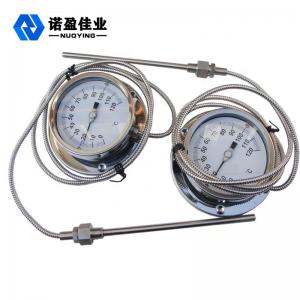 Wholesale 60mm Dial Bimetal Temperature Gauge 1.5 Accuracy SS304 0-150 Degree from china suppliers